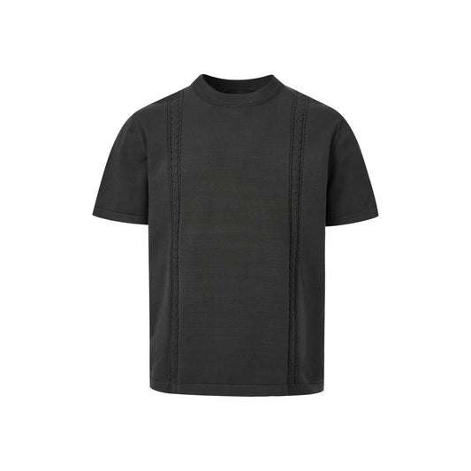 Men's Crew Neck Casual Knit Short Sleeve T-Shirt