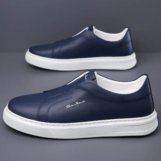 Sneakers with a casual style and anti slip lace up flat bottom with soft sole and soft surface can be easily kicked with one foot eprolo