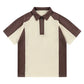 T-Shirt Men's Summer Ins High Street Solid Color Polo Shirt Student eprolo