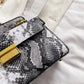 PU Leather Snakeskin Print Crossbody Bag eprolo