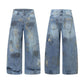 Modish  Retro Simple Loose Washed Design Jeans eprolo