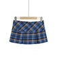Plaid Pure and Sexy Mini Skirt