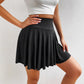 Women's High-Waisted Pleated Mini Skirt