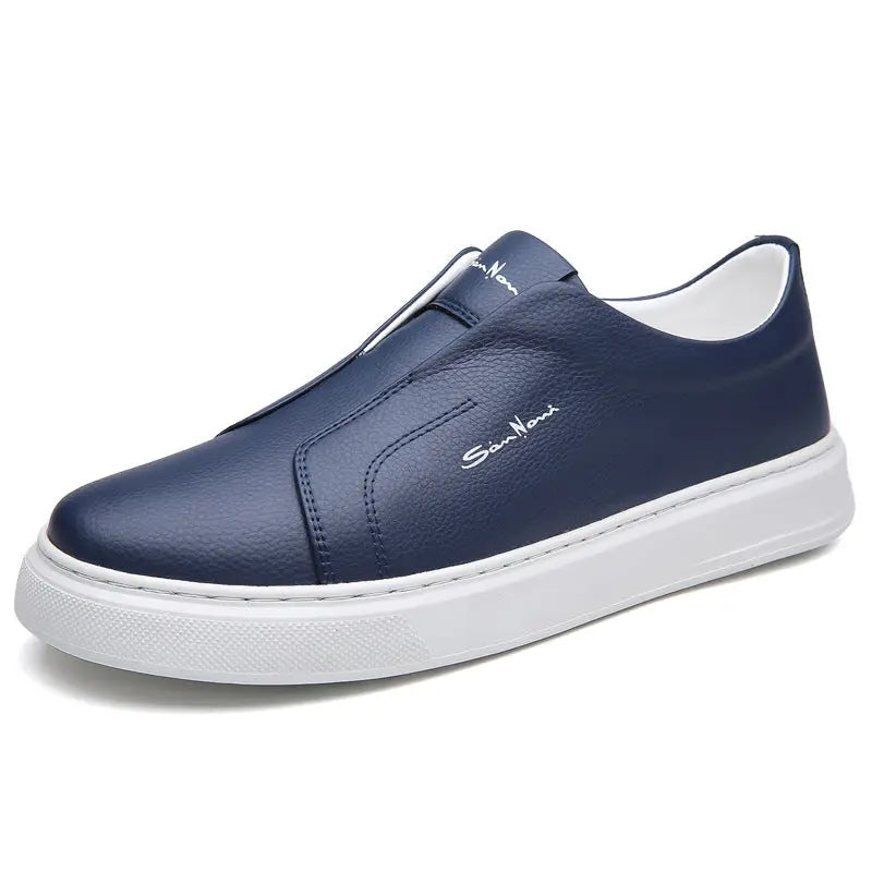 Sneakers with a casual style and anti slip lace up flat bottom with soft sole and soft surface can be easily kicked with one foot eprolo