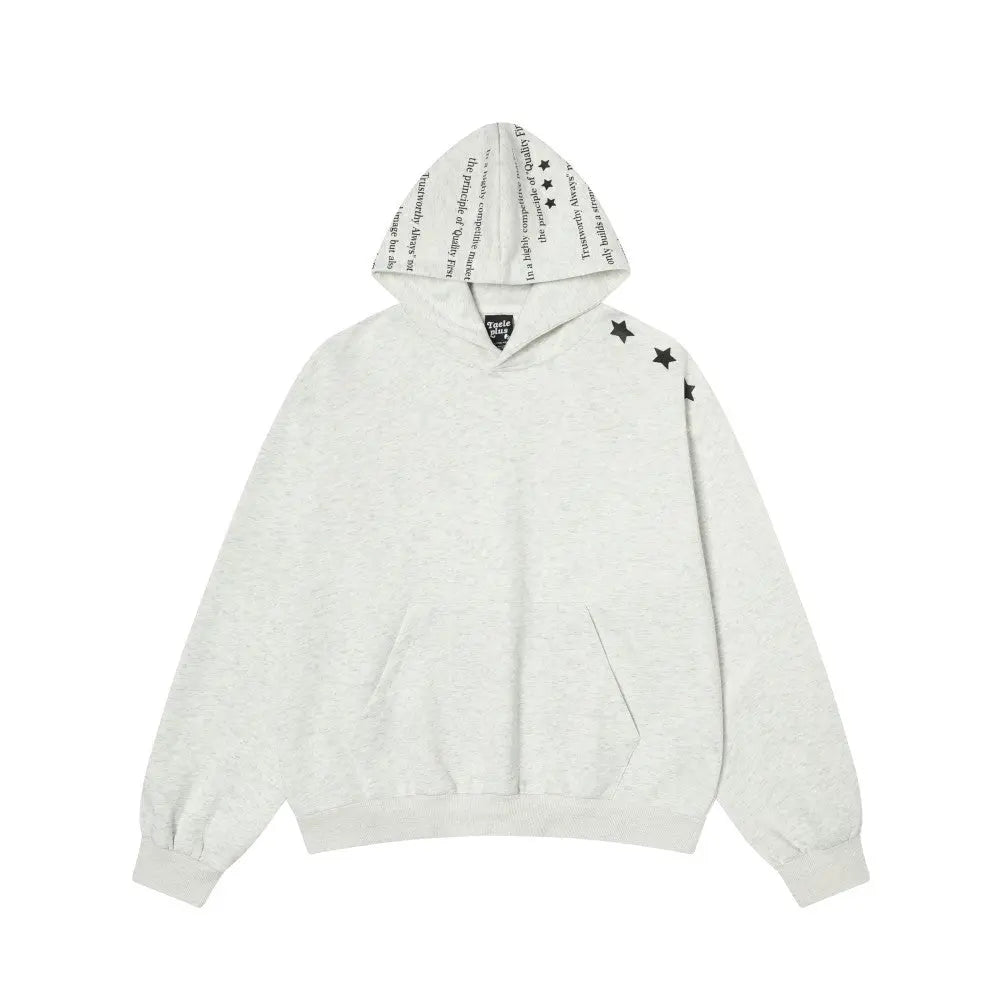 Modish  Street Style Unique Color Block Print Hoodie Sweatshirt eprolo