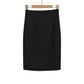 Sexy High-Waisted Back Slit Pencil Skirt in Solid Color Suit Style