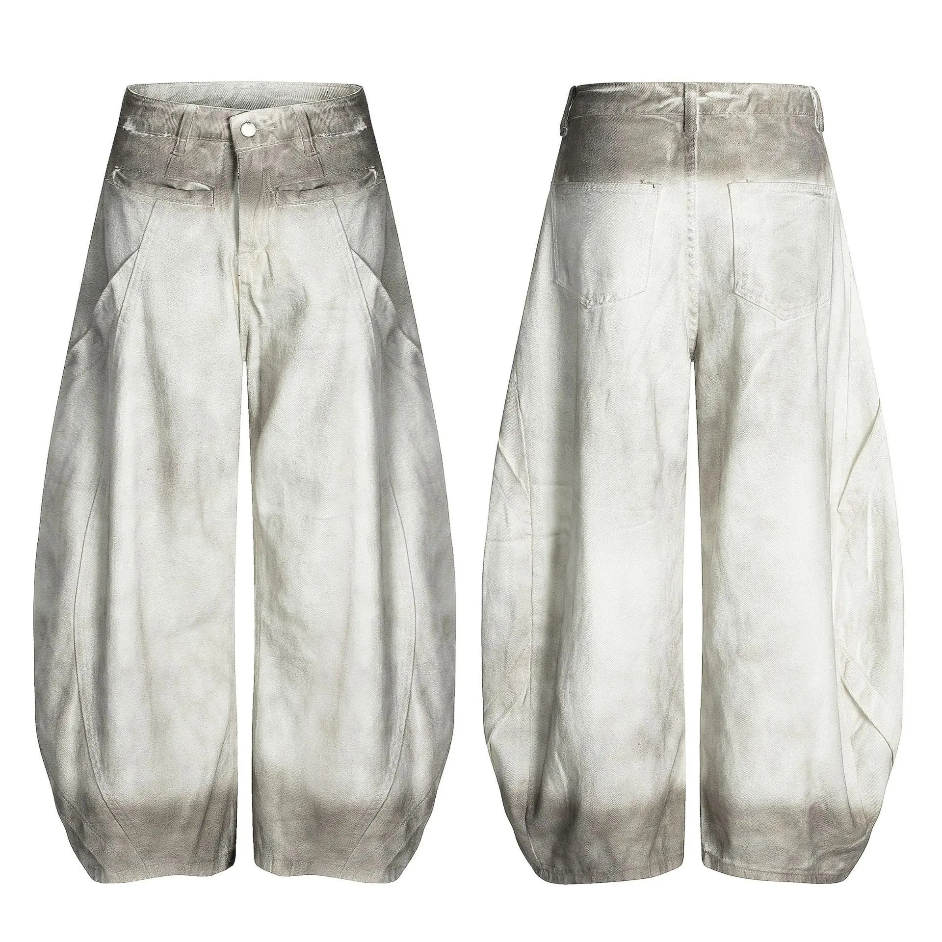 Street Style Gradient Loose Casual Trousers eprolo