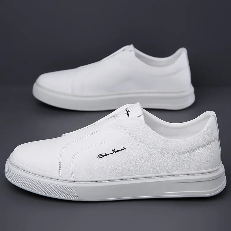 Sneakers with a casual style and anti slip lace up flat bottom with soft sole and soft surface can be easily kicked with one foot eprolo