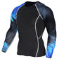 Wolf 3D Printed tshirt Compression Tights Men Fitness Running Shirt Gym Cycling Clothing