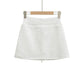 Drawstring High Waist A-Line Skirt Women's Skirt