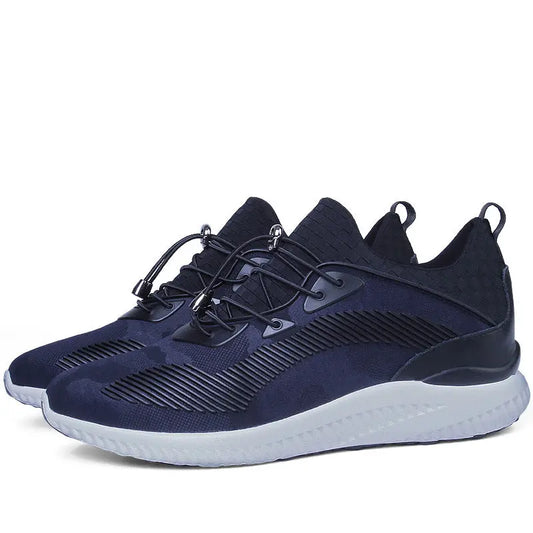 Internal height increasing men's shoes 8CM sports shoes with thick sole and no lace up invisible height increasing shoes eprolo