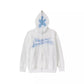 Loose women's hoodie Y2k oversized floral embroidery pattern zipper hoodie eprolo