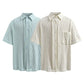 Short Sleeve Shirt Men's New Loose Polo Top with Unique Design eprolo