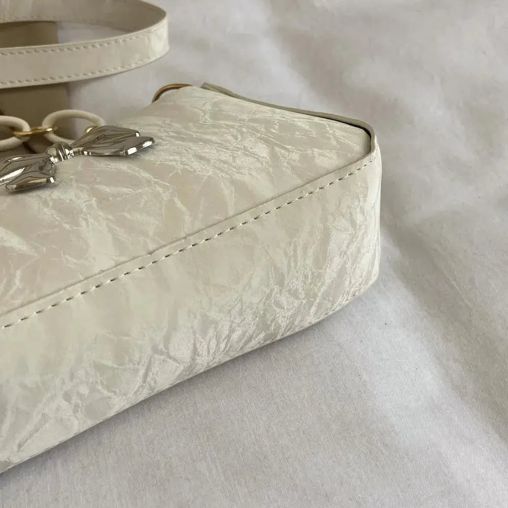 Bow PU Leather Shoulder Bag eprolo