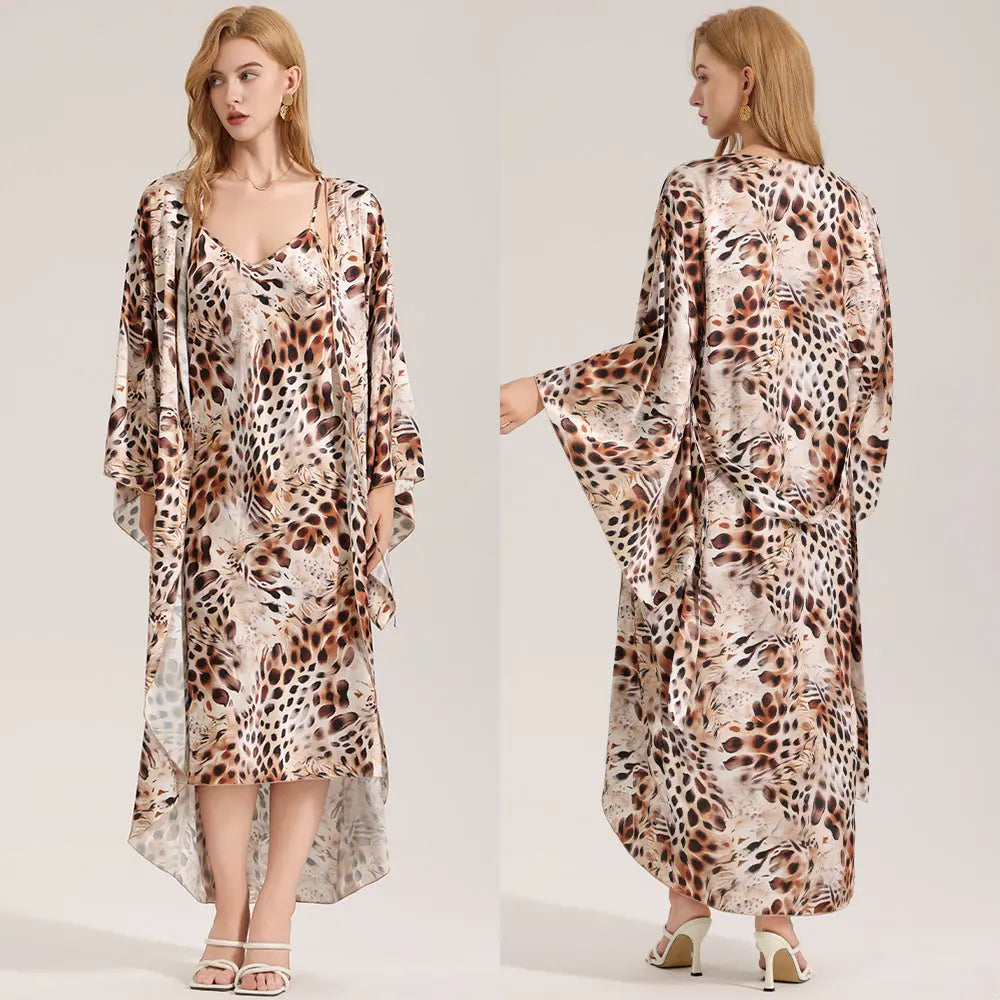 Two piece set of camisole outer robe eprolo