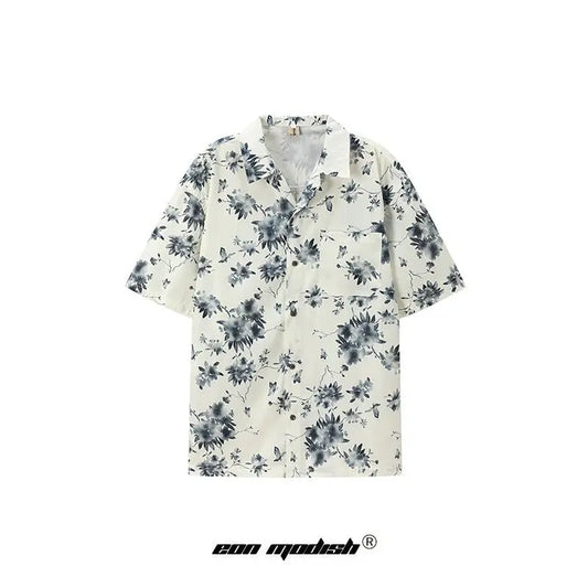 Street Style High-Street Personality Short-Sleeved Shirt eprolo