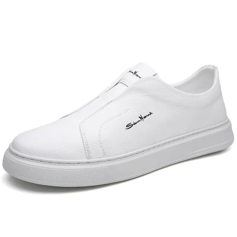 Sneakers with a casual style and anti slip lace up flat bottom with soft sole and soft surface can be easily kicked with one foot eprolo
