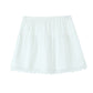 Ruffle Hem High Waist Slim Elastic Waist Skirt