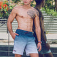 Get Ready to Sizzle This Summer: Introducing BWET Swimwear's Eco-Friendly Sunrise Beach Shorts!-1