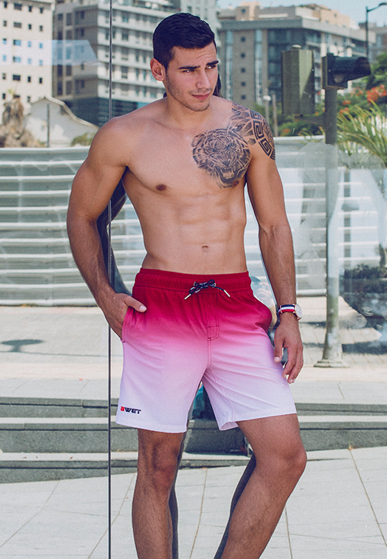 Get Ready to Sizzle This Summer: Introducing BWET Swimwear's Eco-Friendly Sunrise Beach Shorts!-2