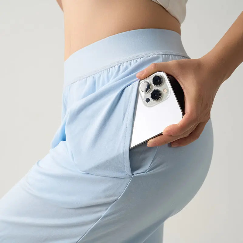 Casual Wide Leg Pants for Women High Waist Slimming Sweatpants Versatile Leisure Trousers eprolo