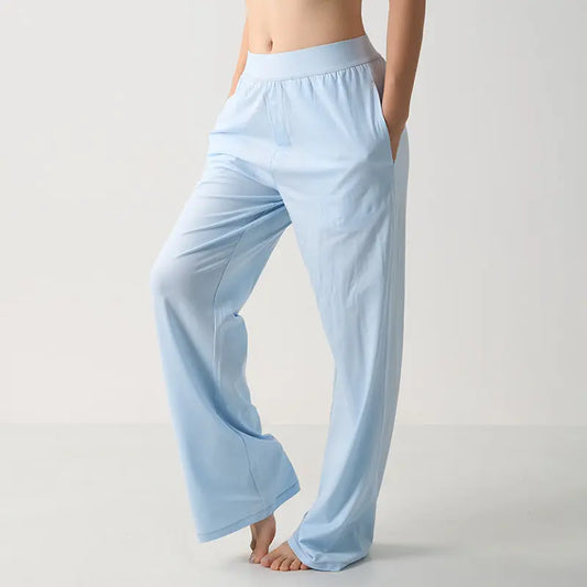 Casual Wide Leg Pants for Women High Waist Slimming Sweatpants Versatile Leisure Trousers eprolo