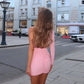 One Shoulder Sexy Backless Long Sleeve Fitted Dress eprolo