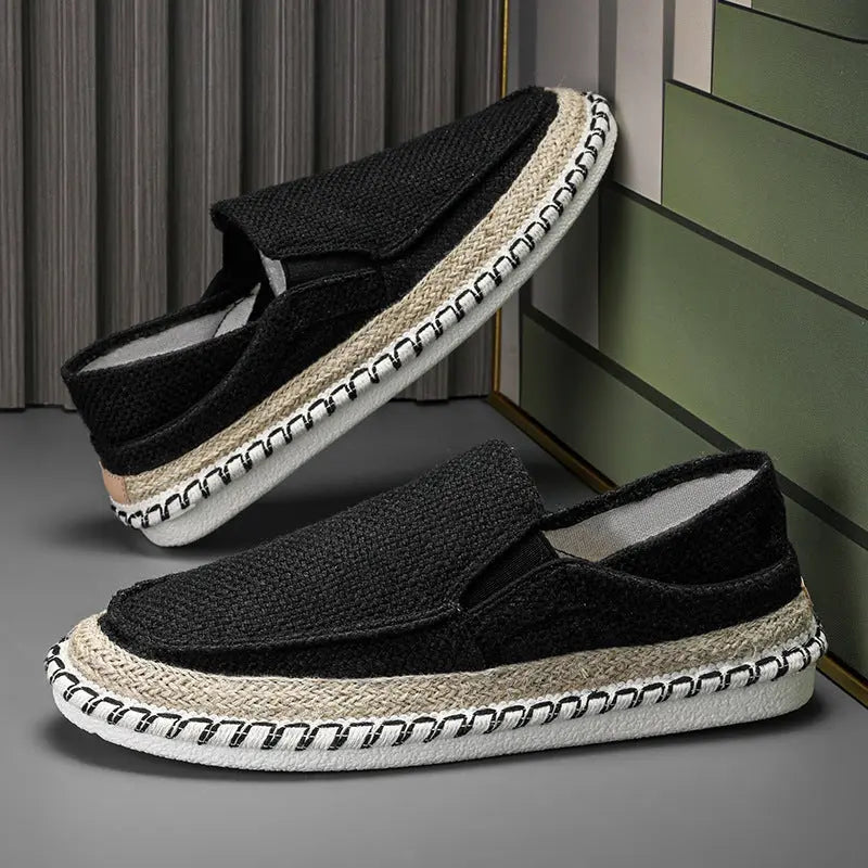 Fisherman Shoes Men's Breathable Cloth Shoes Hanfu Shoes Men's Casual Slip-On Loafers Driving Old Beijing Cloth Shoes eprolo