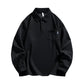 Outdoor men's long sleeved lapel simple pocket design polo shirt men's inner top eprolo