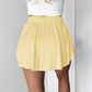 High-Waist Belted Casual Lining Skirt Pants A-Line Sweet and Spicy Loose Women's Short Skirt