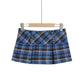 Plaid Pure and Sexy Mini Skirt