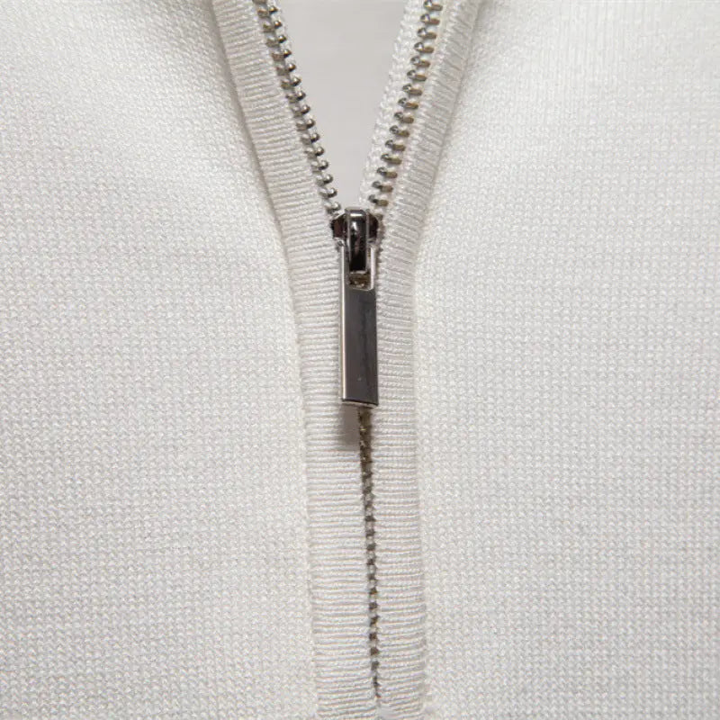 Business Casual Knitted Polo Shirt with Flip Collar Short Sleeve Men's T-Shirt eprolo