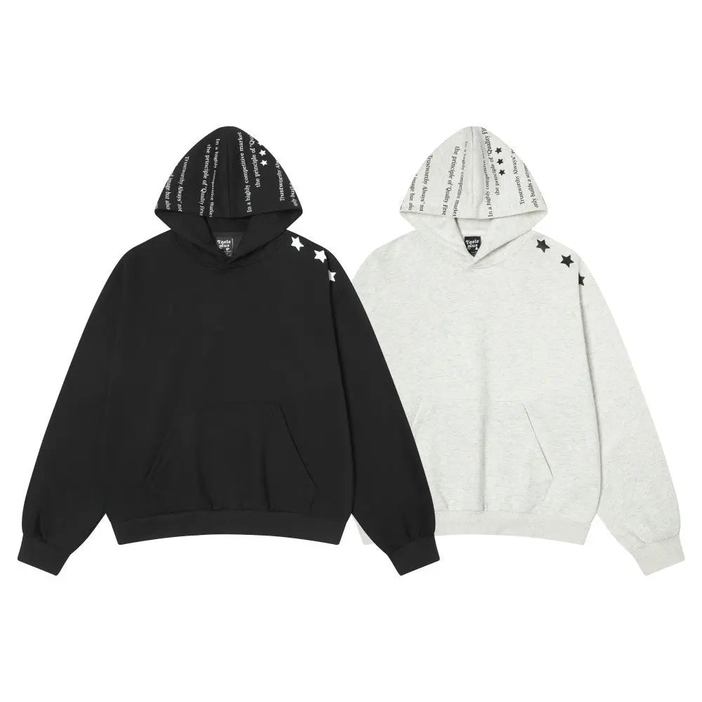 Modish  Street Style Unique Color Block Print Hoodie Sweatshirt eprolo