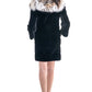 Blackglama Mink Fur Coat with Lynx Fur Collar-1