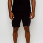 Men's Merino Wool Sports Shorts - Black-1