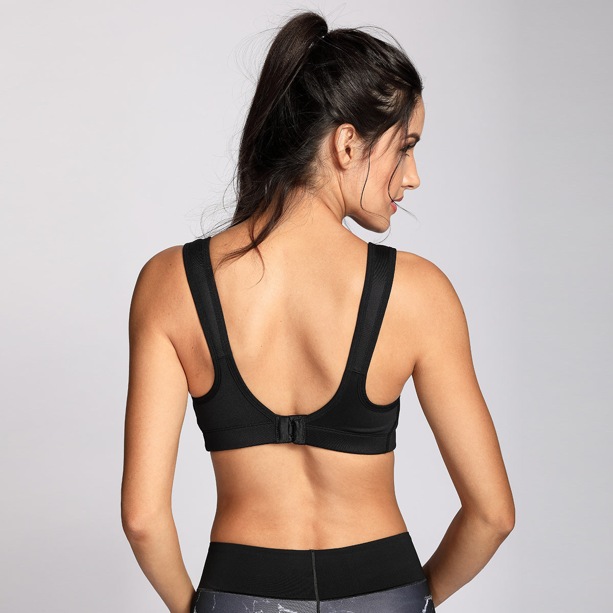 Comfortable High Impact No Bounce Workout Bra-2