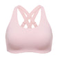 Power On Molded Cup Strappy Racerback Wireless Sports Bra-3