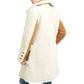 Women’s White Shearling Double-Breasted Coat-2